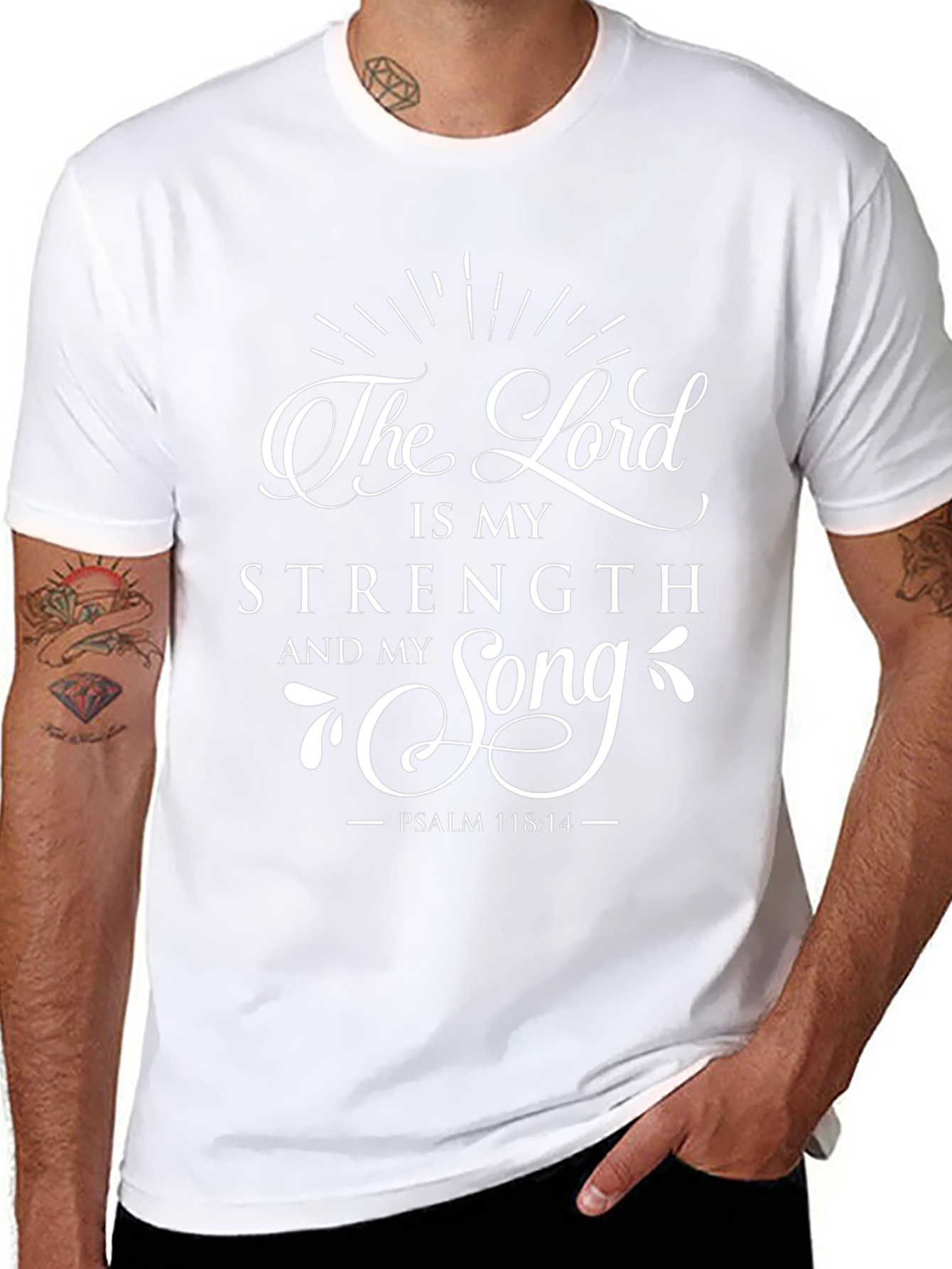 The Lord is My Strength T-Shirt Christian Tee