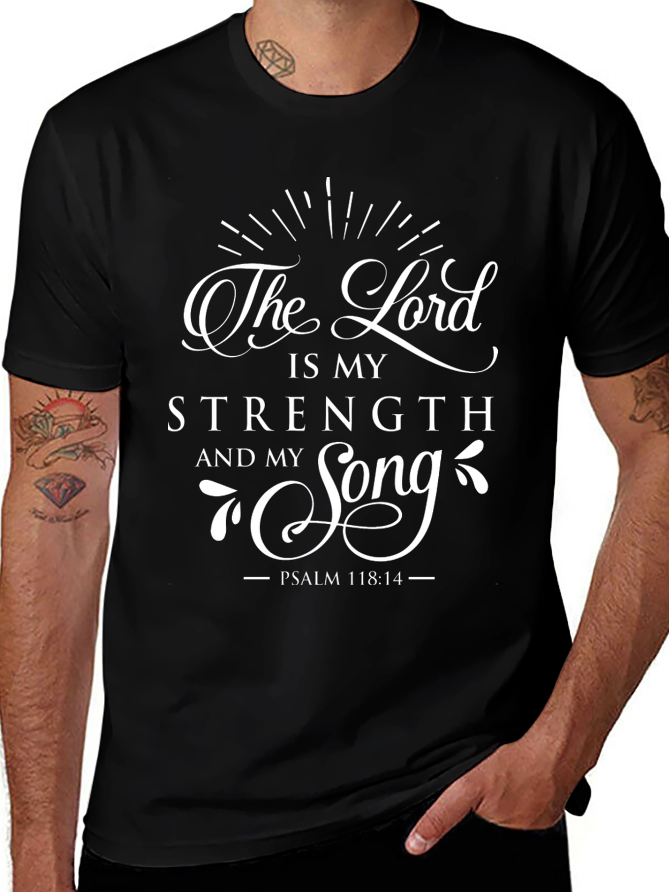 The Lord is My Strength T-Shirt Christian Tee