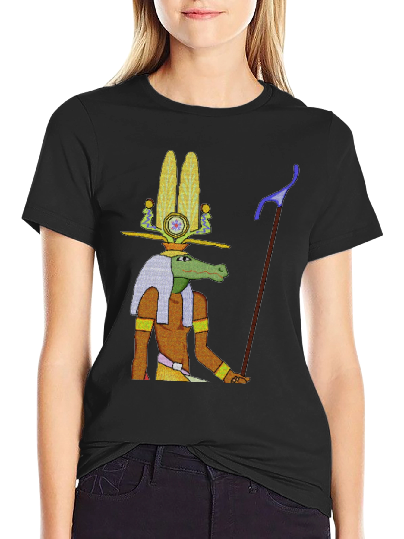 Sobek Egyptian God Graphic T-Shirt