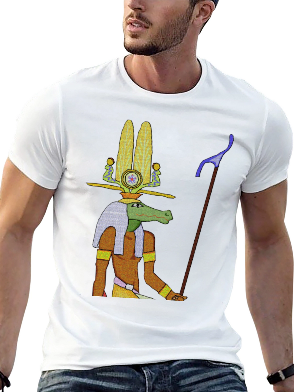 Sobek Egyptian God Graphic T-Shirt