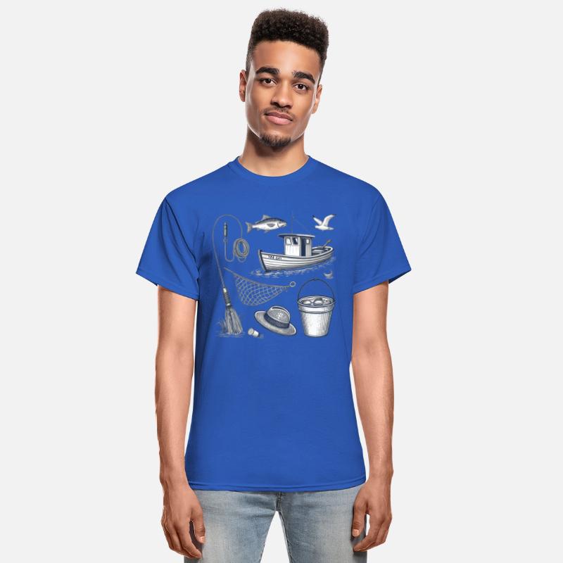 Vector illustration, nautical fishing, black,white