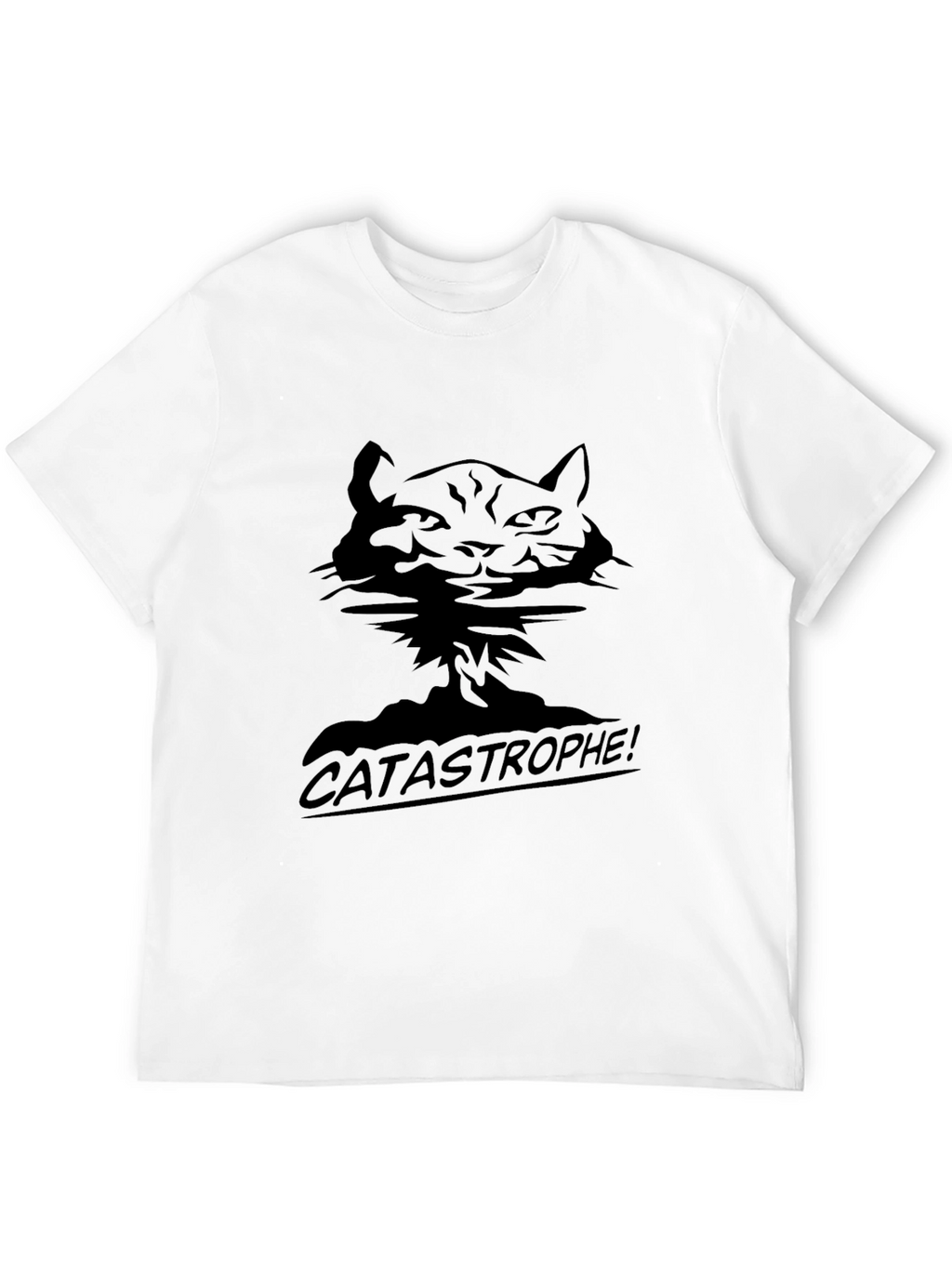 Catastrophe Cat Black T-Shirt