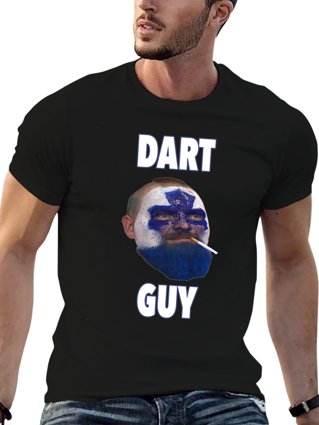 Dart Guy T-Shirt - Funny Graphic Tee