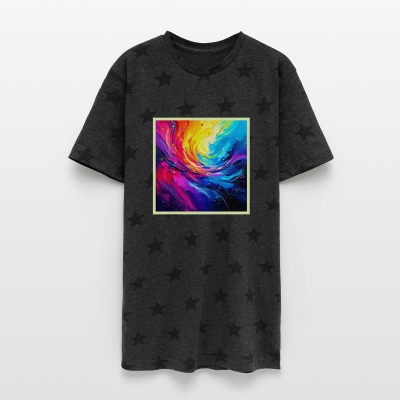 Vibrant Abstract Swirl