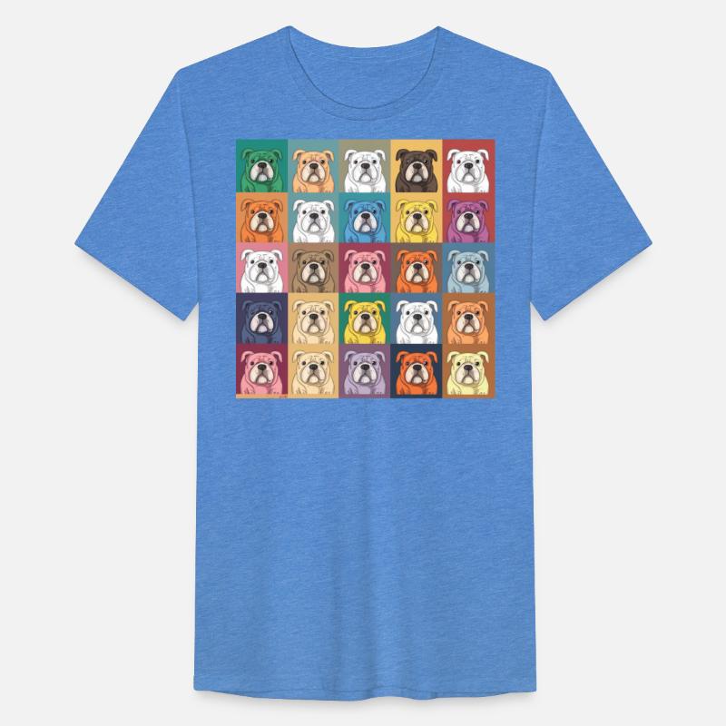 Vibrant Bulldog Montage