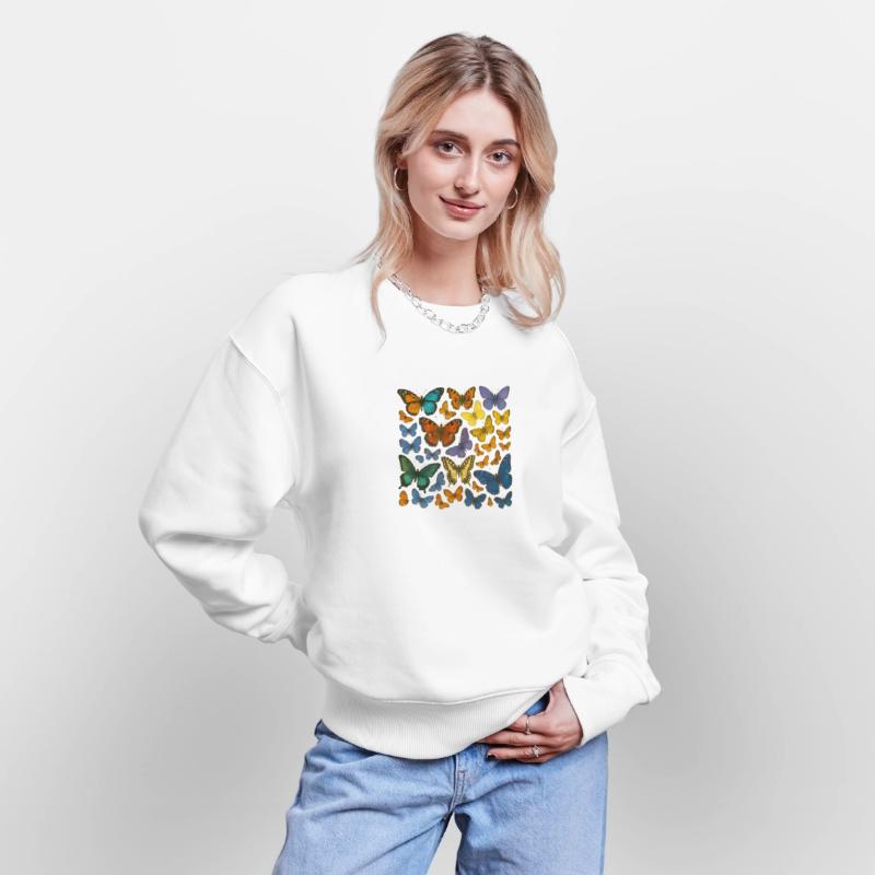 Vibrant Butterfly Colorful Elegant Design Lovely