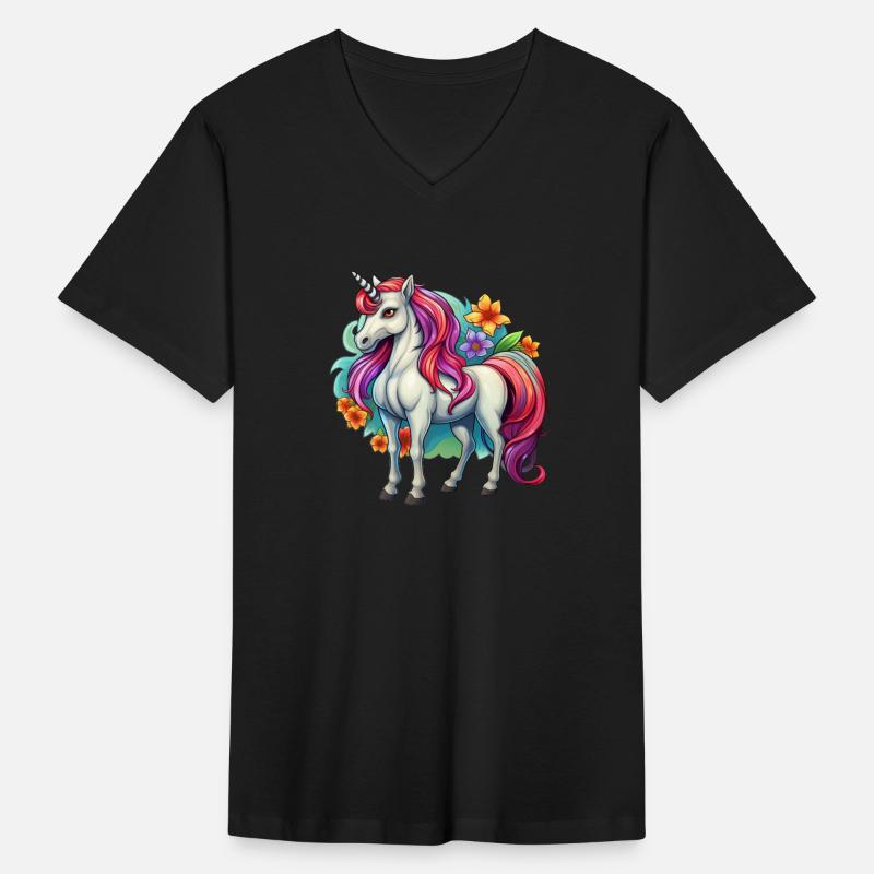 Vibrant Unicorn in Floral Bliss