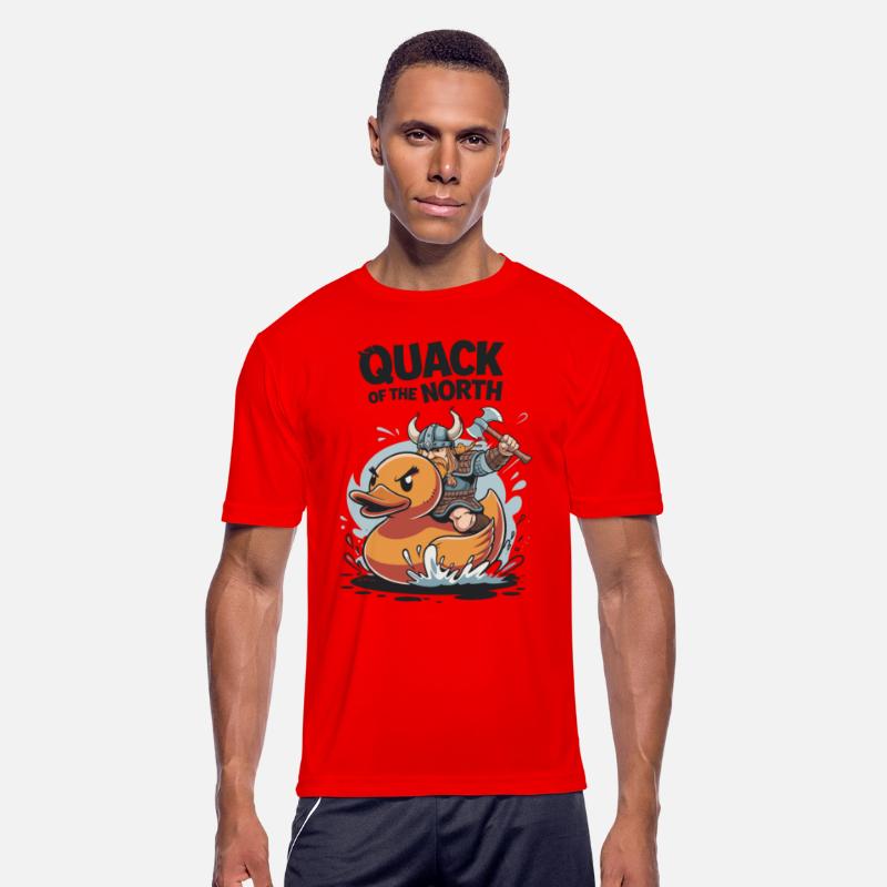 Viking Warrior Riding Duck Funny for a Viking