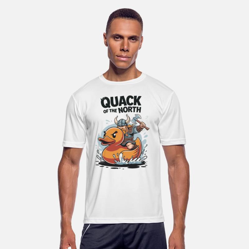 Viking Warrior Riding Duck Funny for a Viking