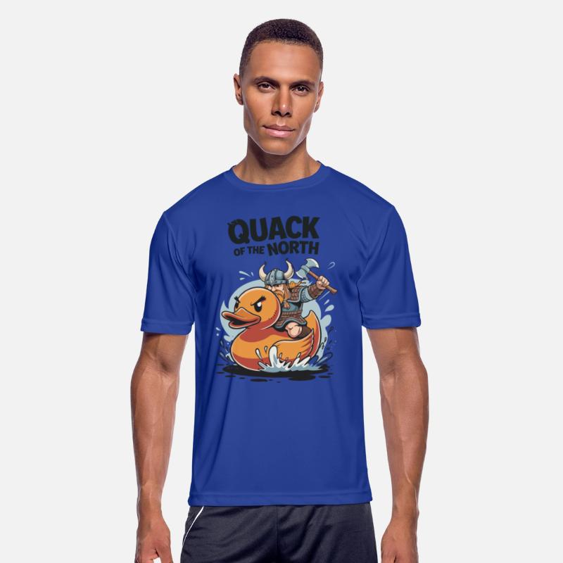 Viking Warrior Riding Duck Funny for a Viking