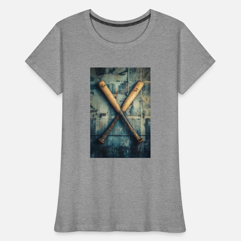 Vintage Crossed Baseball Bats