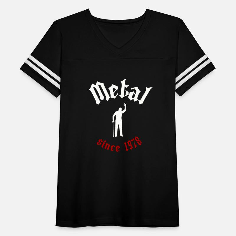 Vintage Metal T-Shirt: Grandpa with Slayer Gesture