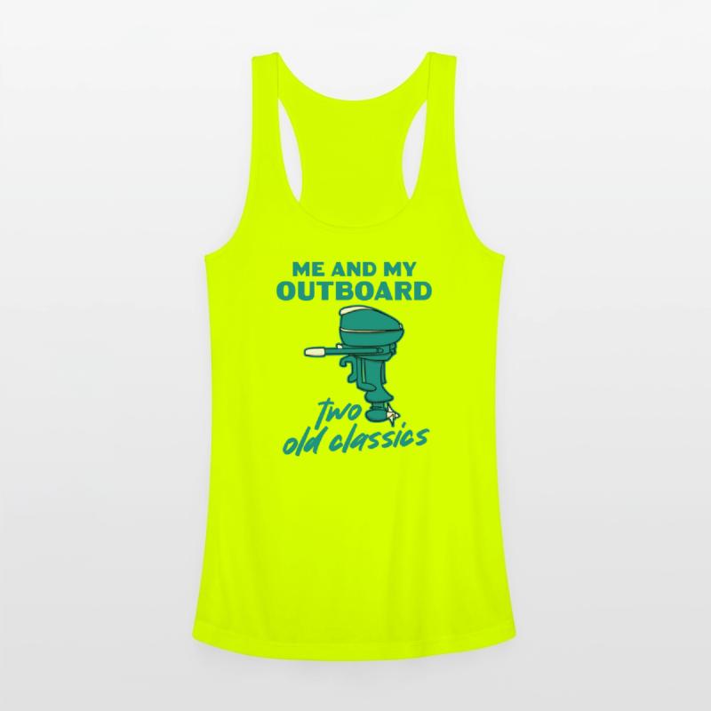 Vintage Outboard Motor And Boating Two Old