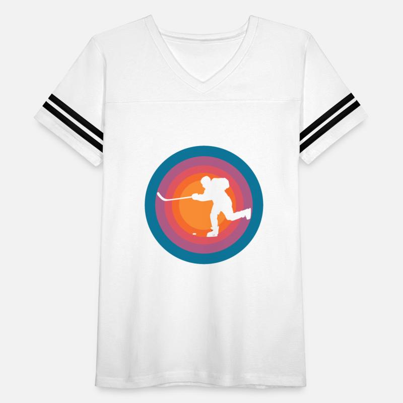 Vintage Retro Hockey Player Sign For Hockey Lover