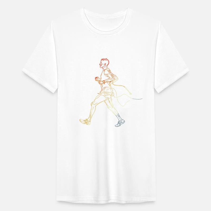 Vintage Running Guy Sketch