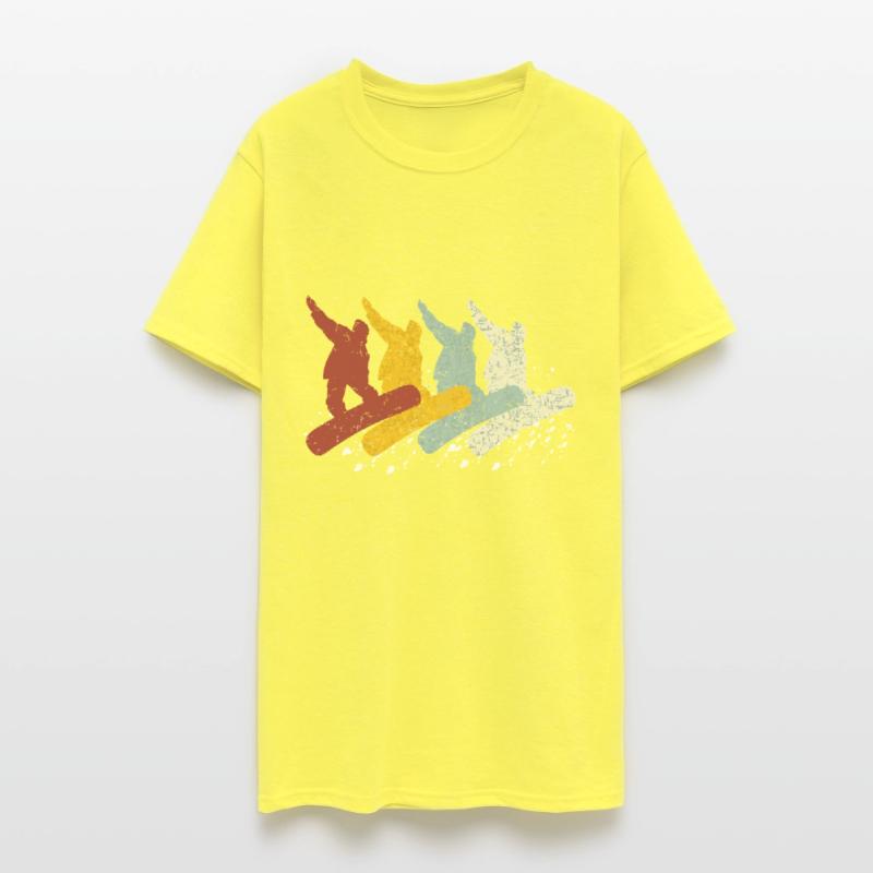 Vintage Snowboarding Retro Snowboard