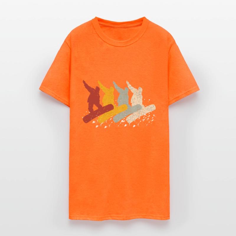 Vintage Snowboarding Retro Snowboard