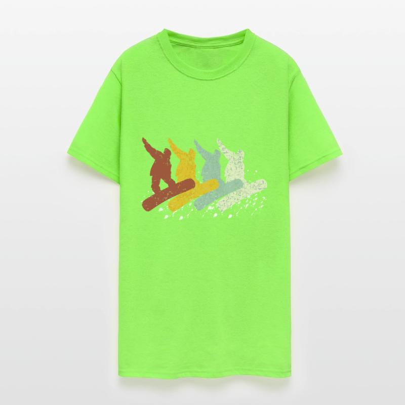 Vintage Snowboarding Retro Snowboard