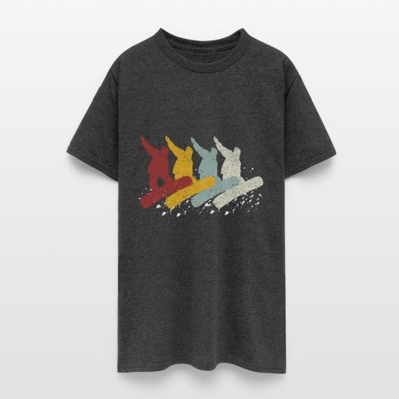 Vintage Snowboarding Retro Snowboard