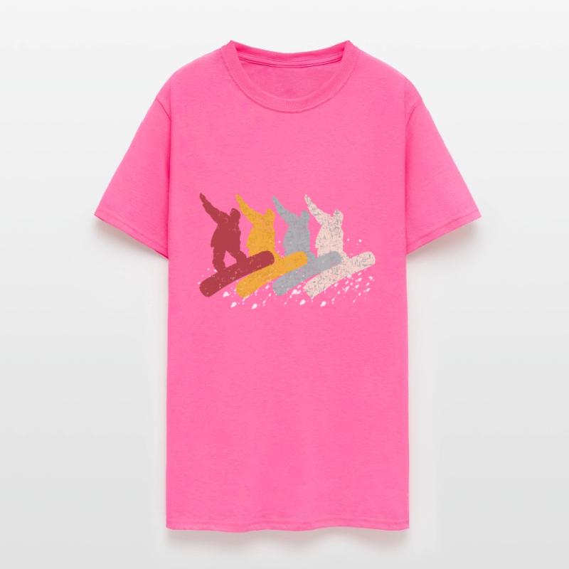 Vintage Snowboarding Retro Snowboard