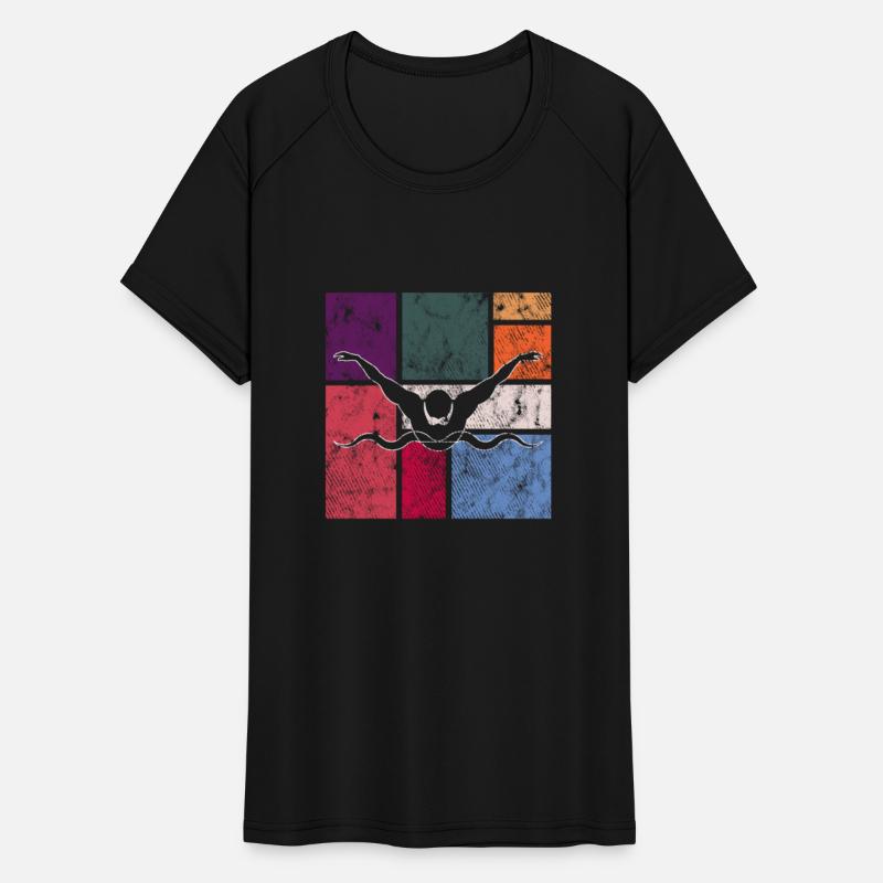 Vintage Swimming Athlete