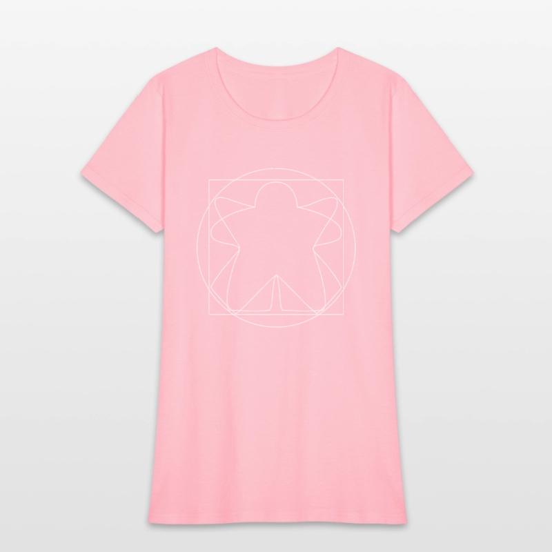 Vitruvian Meeple -Funny Board Game Meeple Da