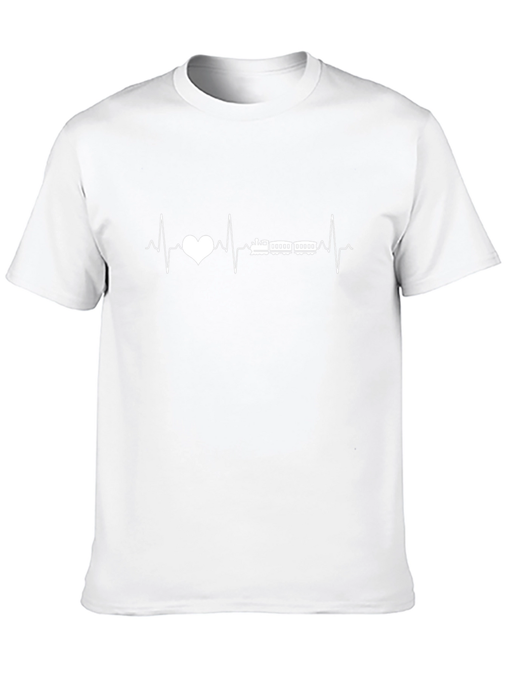 Train Heartbeat T-Shirt - Black