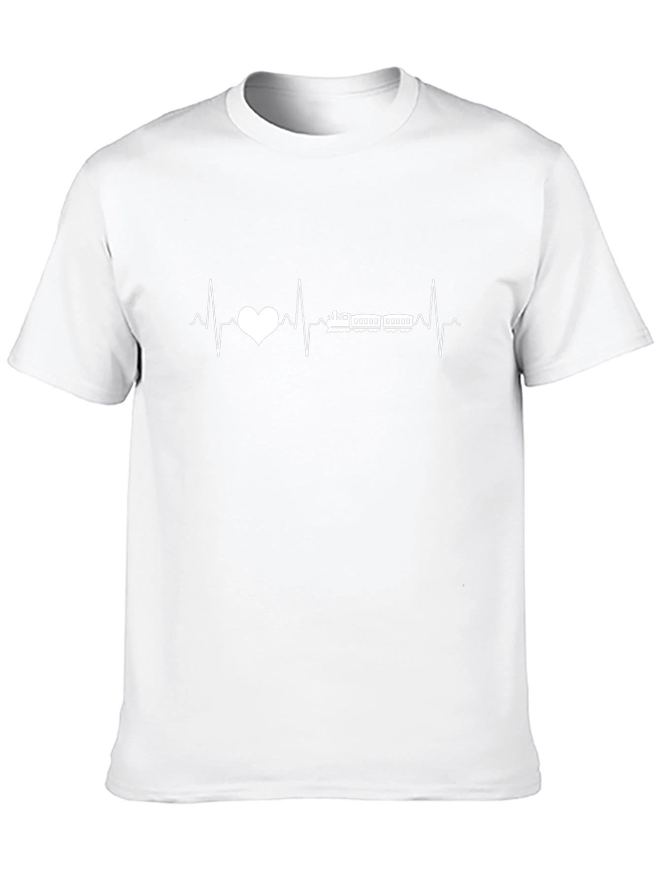 Train Heartbeat T-Shirt - Black
