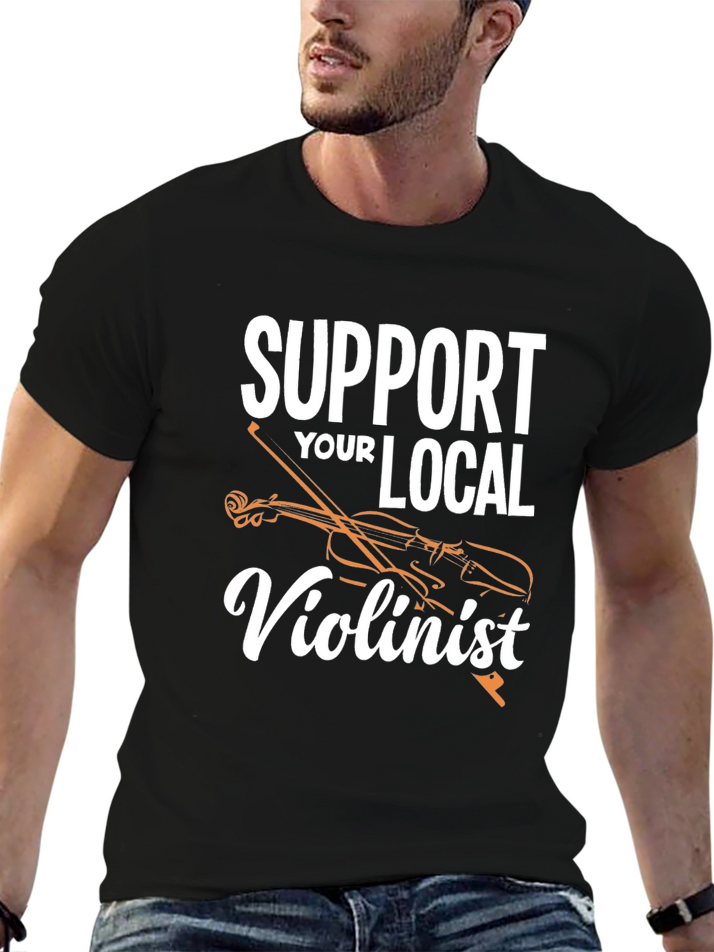 Support Your Local Violinist T-Shirt