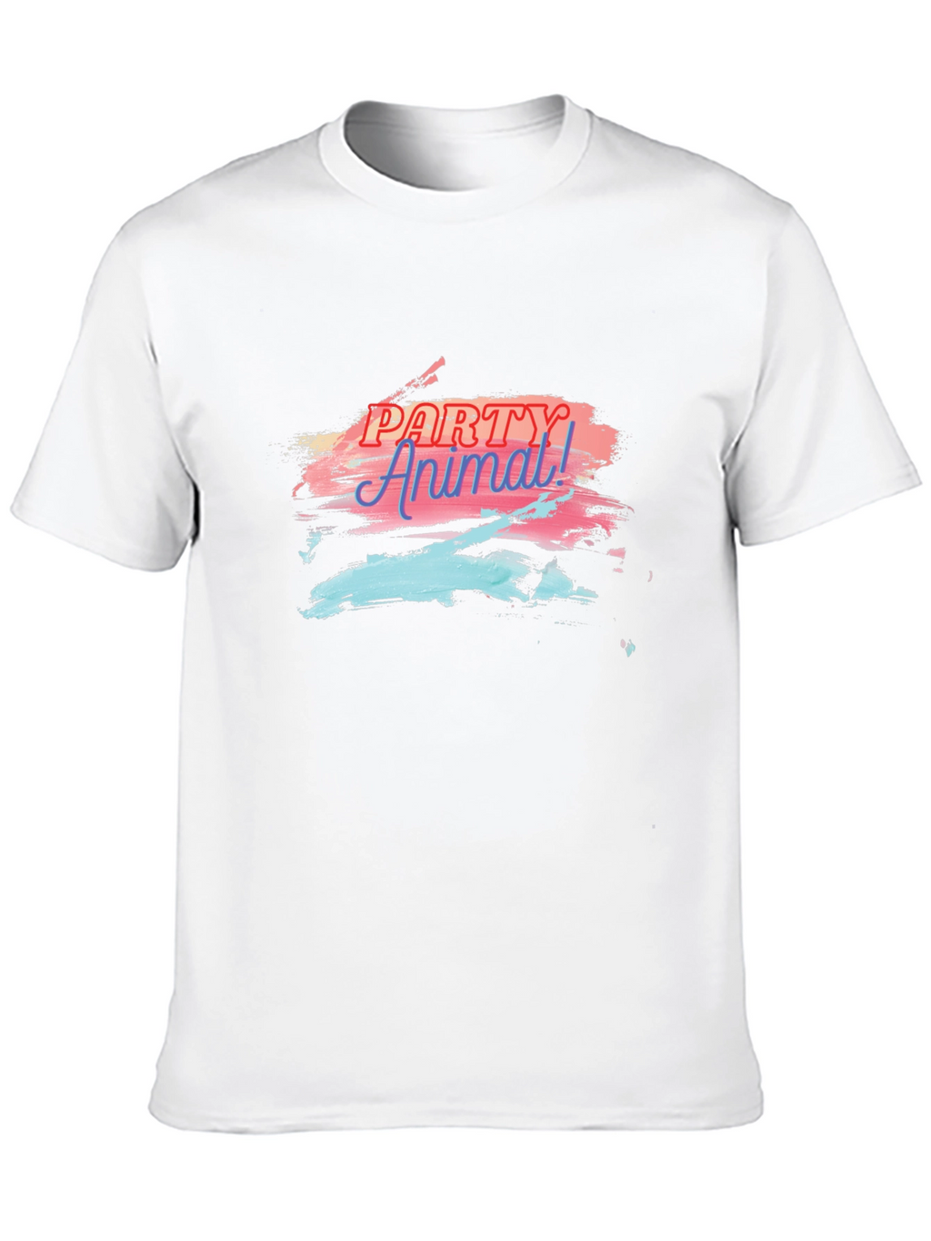 Party Animal Graphic Black T-Shirt