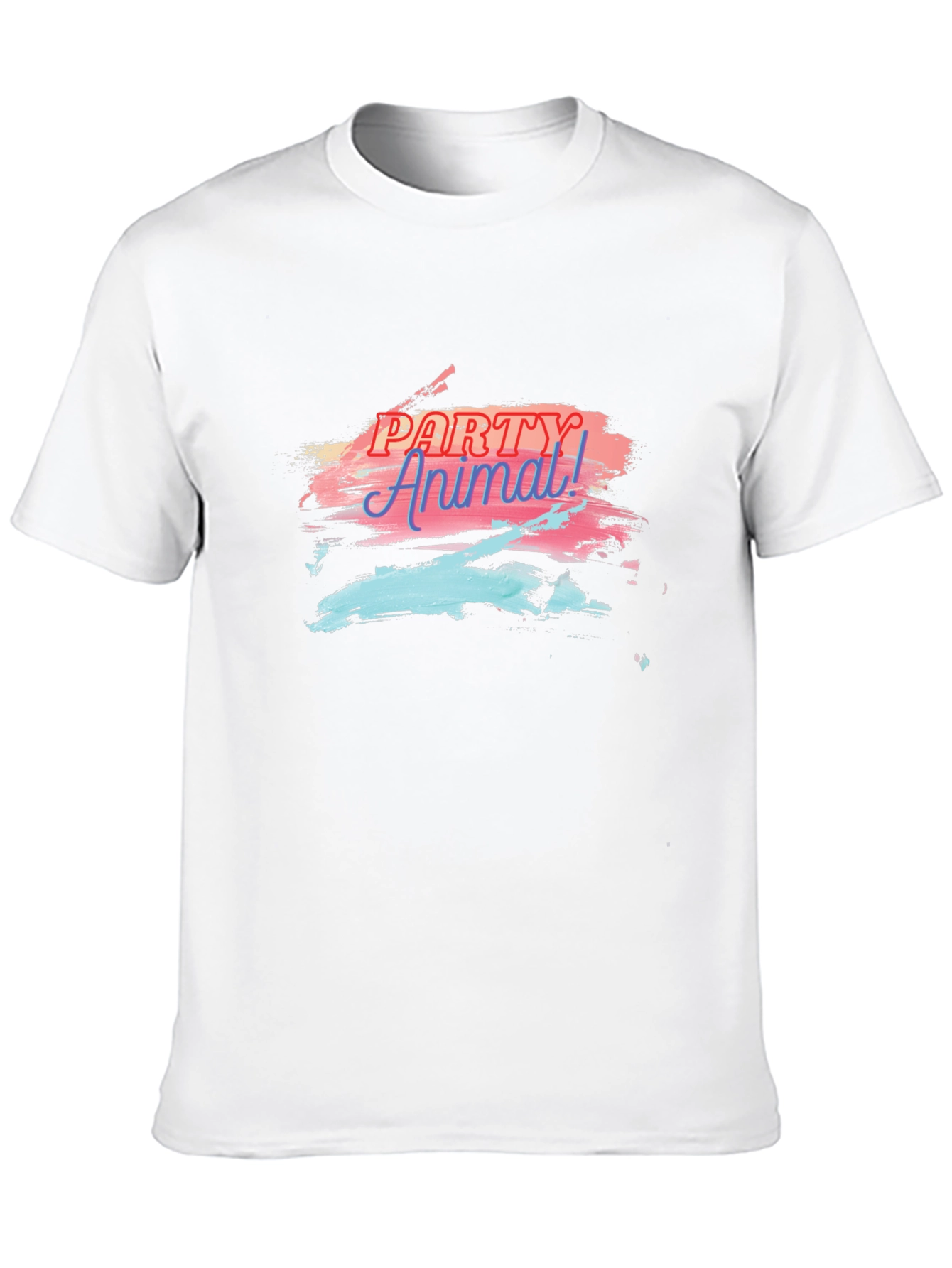 Party Animal Graphic Black T-Shirt