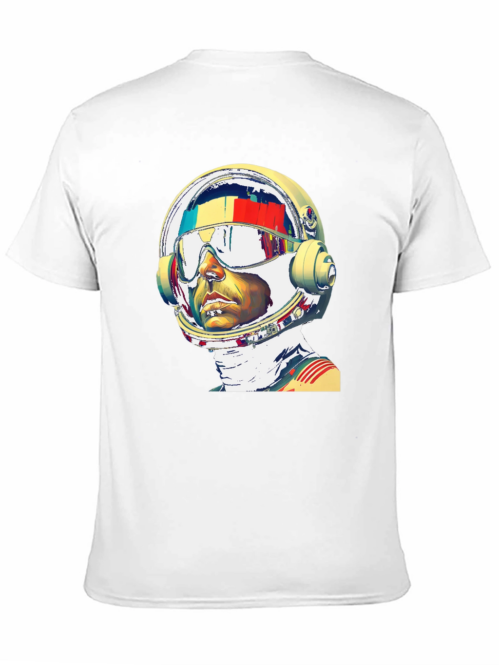 Astronaut Graphic Print T-Shirt - Modern Style