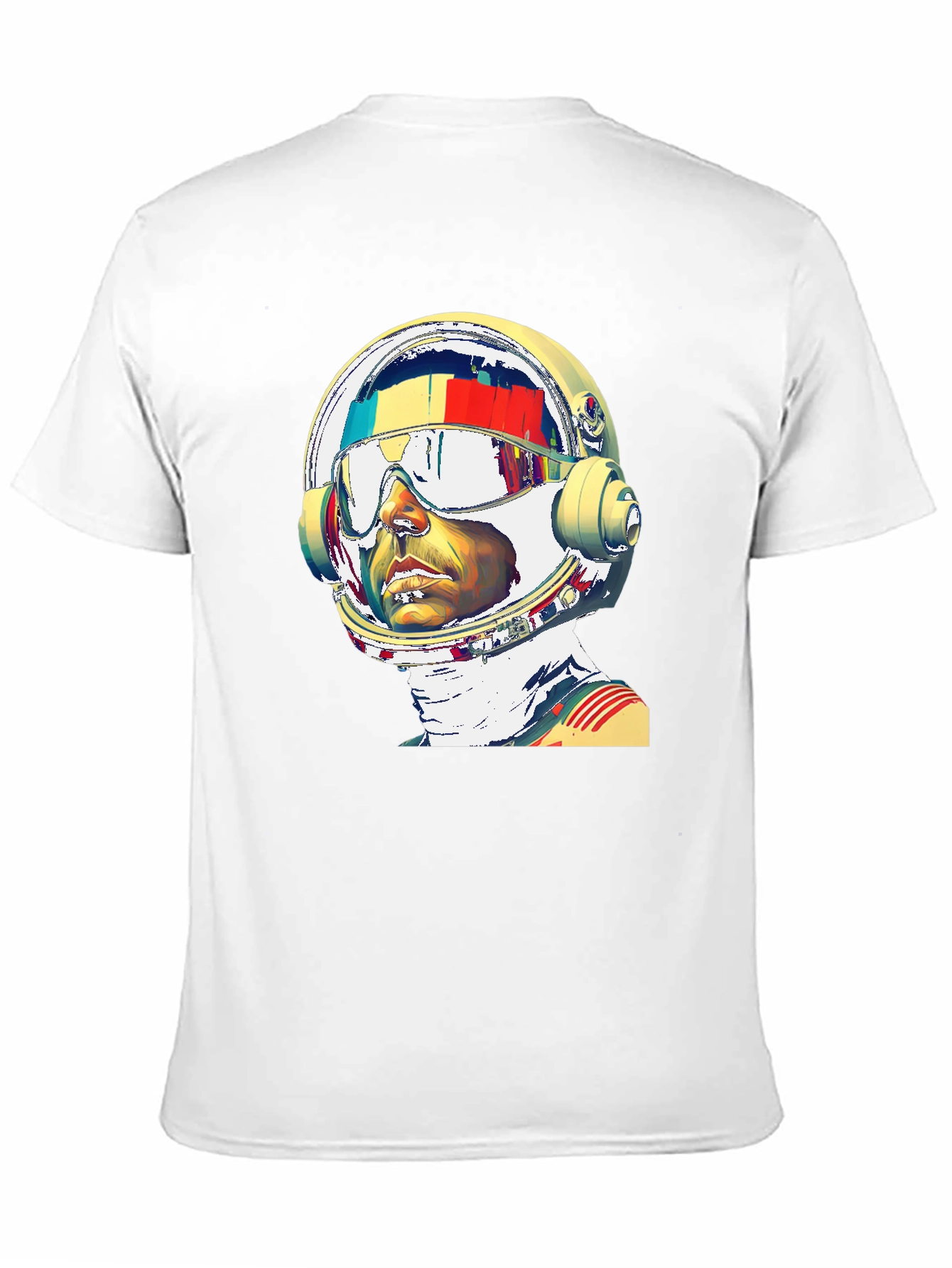 Astronaut Graphic Print T-Shirt - Modern Style