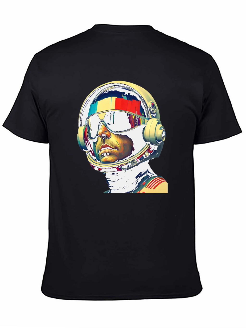 Astronaut Graphic Print T-Shirt - Modern Style