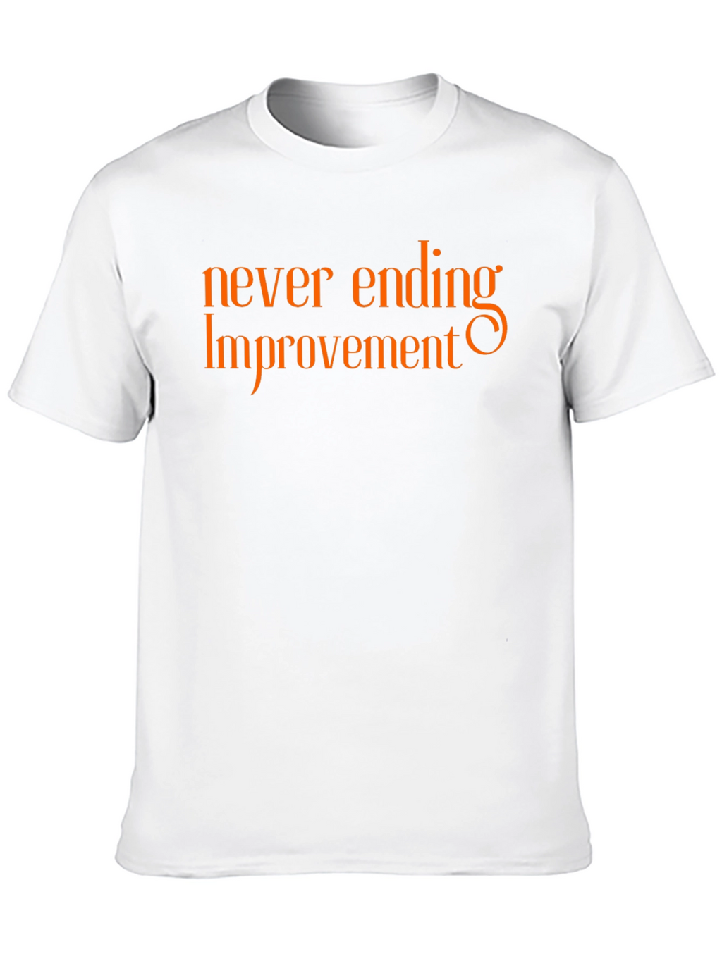 Never Ending Improvement Black Graphic Tee
