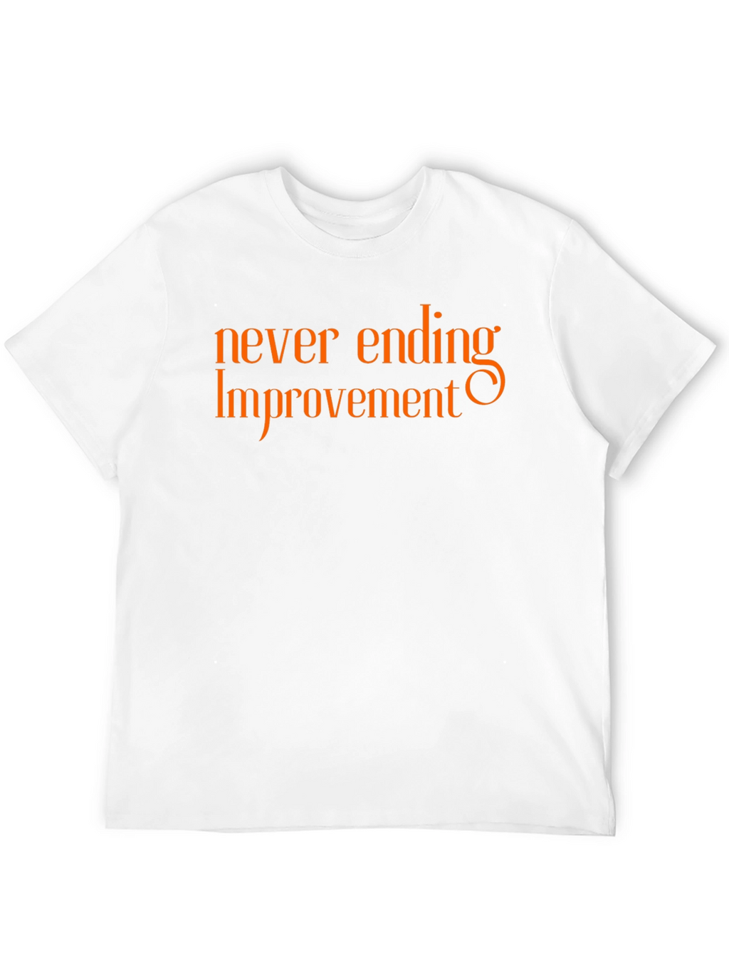 Never Ending Improvement Black Graphic Tee