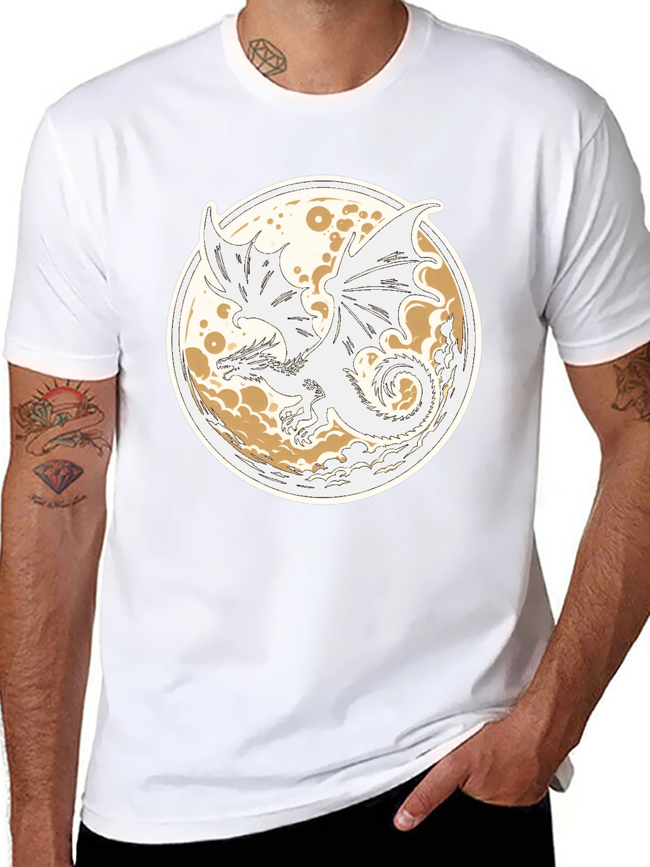 Dragon Moon Graphic Tee