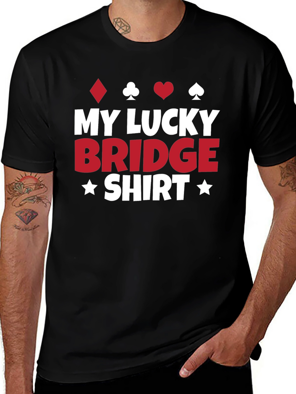 My Lucky Bridge Shirt - Card Game T-Shirt