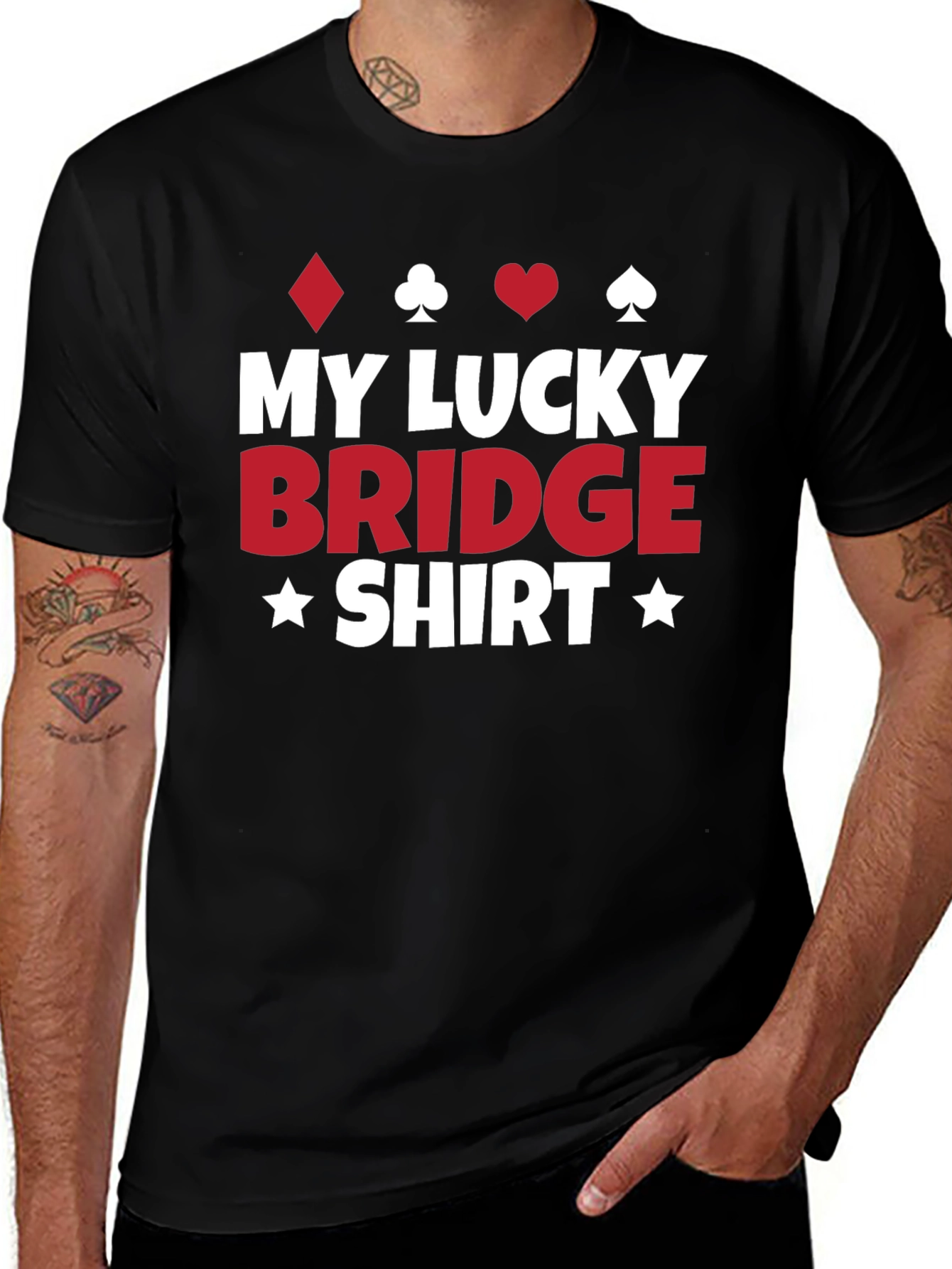 My Lucky Bridge Shirt - Card Game T-Shirt