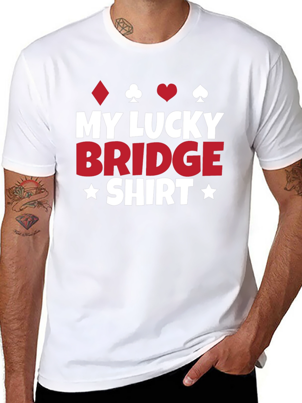 My Lucky Bridge Shirt - Card Game T-Shirt