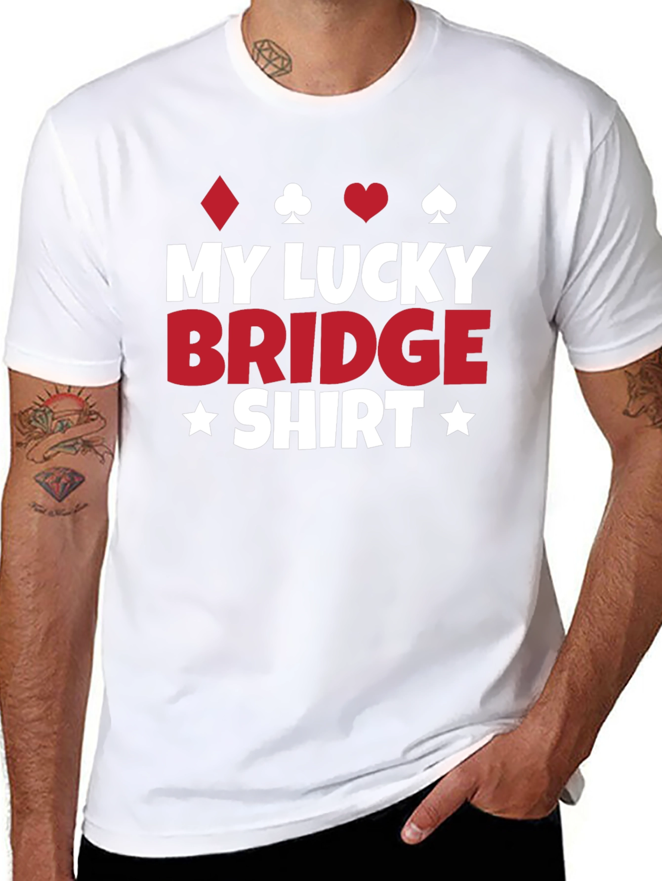 My Lucky Bridge Shirt - Card Game T-Shirt