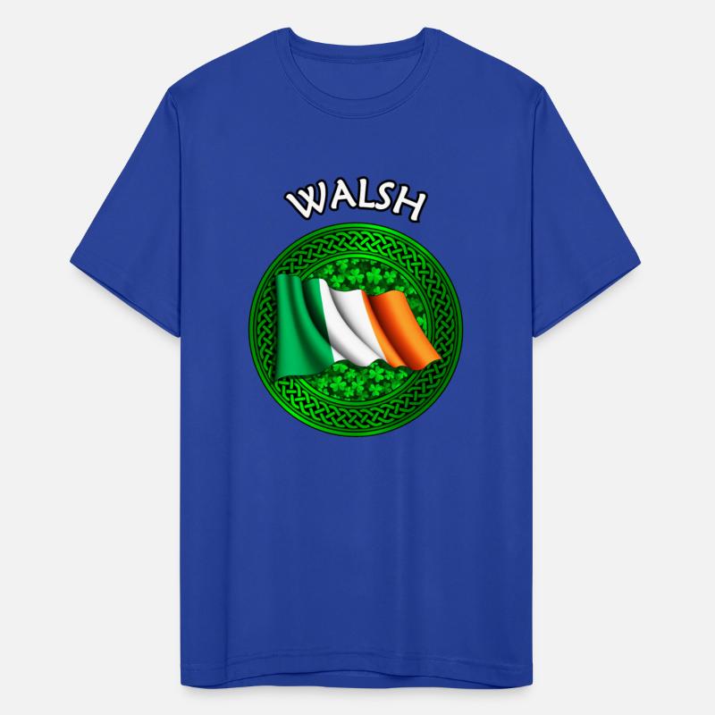 Walsh Shamrock & Irish Flag