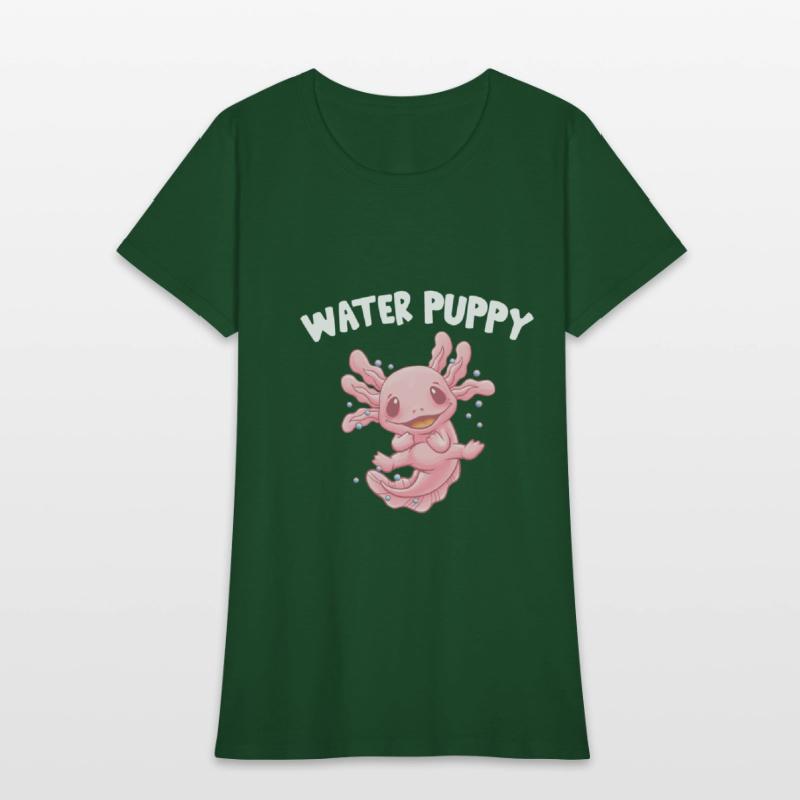 Water Puppy Axolotl Funny Salamander Humor Animal