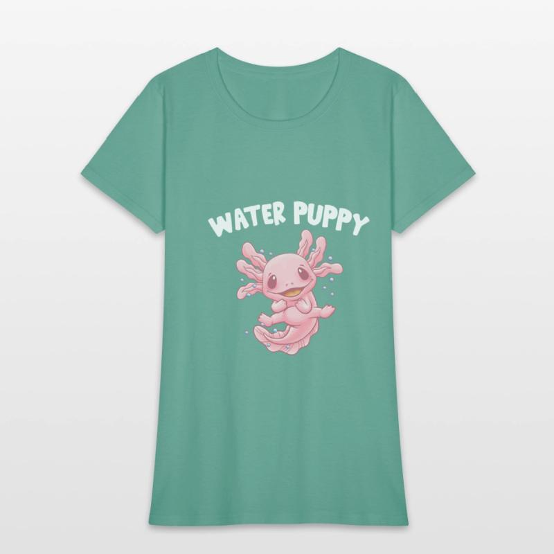 Water Puppy Axolotl Funny Salamander Humor Animal