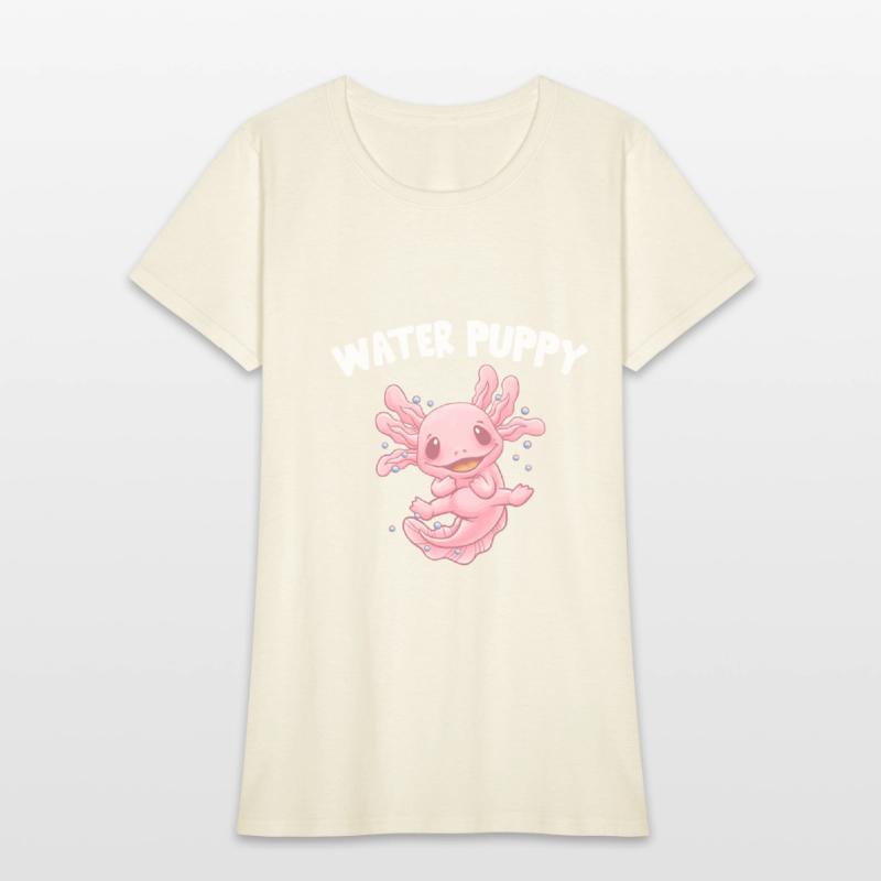 Water Puppy Axolotl Funny Salamander Humor Animal