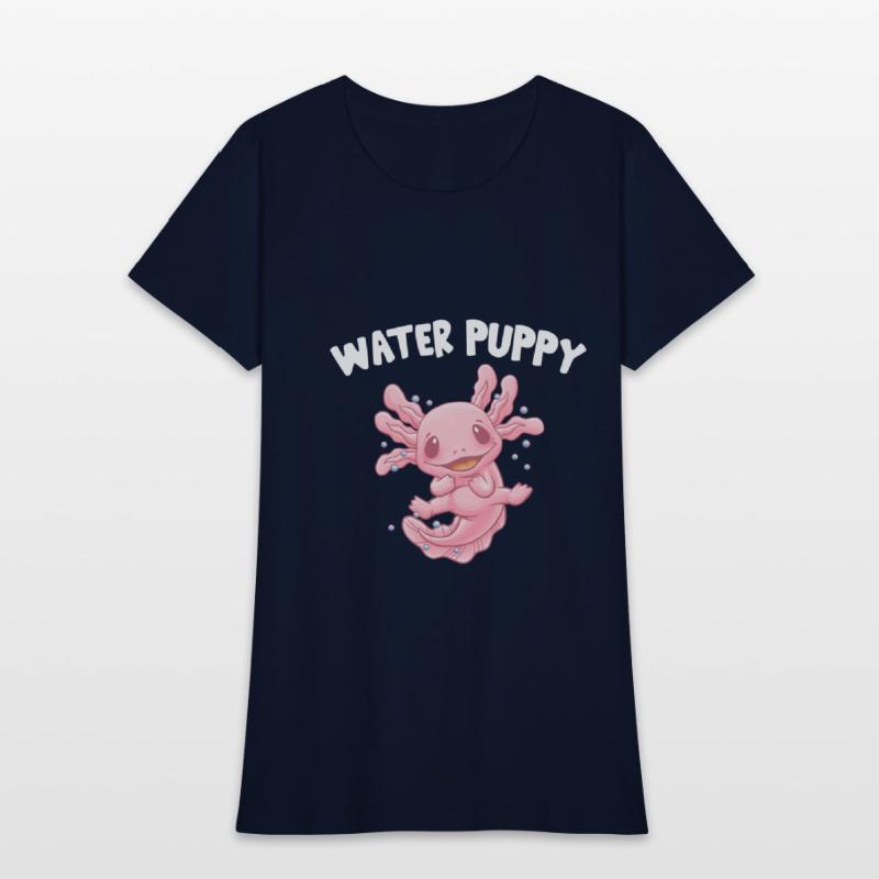 Water Puppy Axolotl Funny Salamander Humor Animal