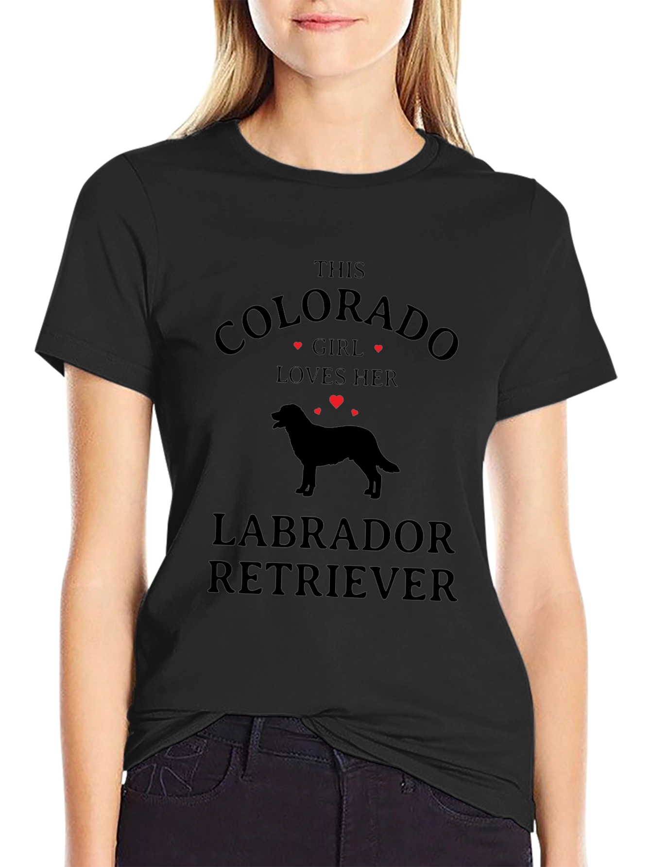 Colorado Girl Loves Her Labrador Retriever T-Shirt
