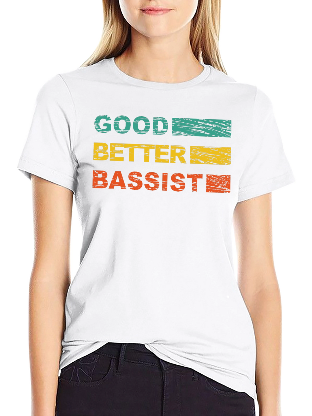 Good Better Bassist Graphic Tee - Music Lover T-Shirt