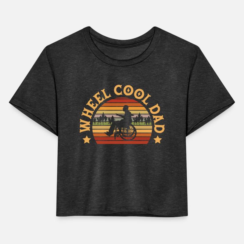 Wheel Cool Dad Paraplegic Disability Fathers Day
