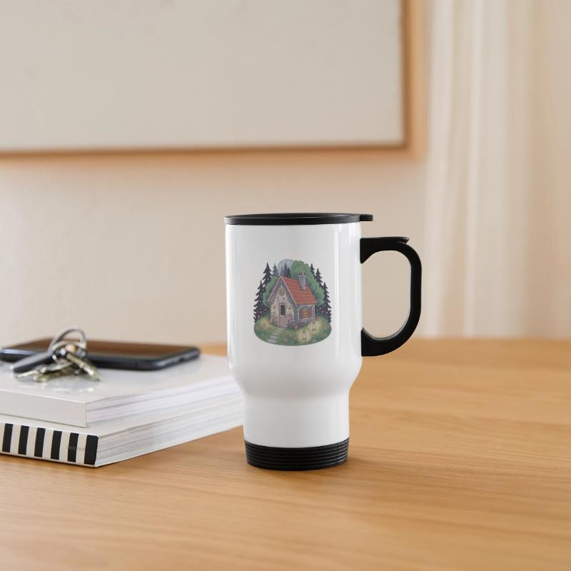 Whimsical Cottage Under Moonlight